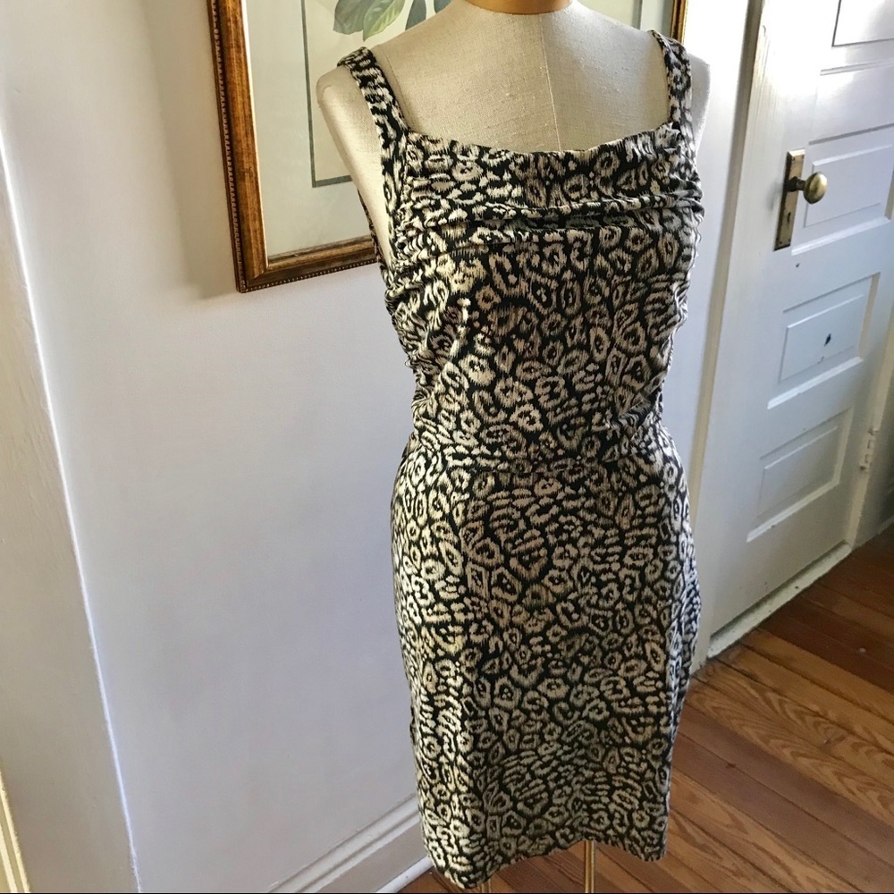 Leopard print dress